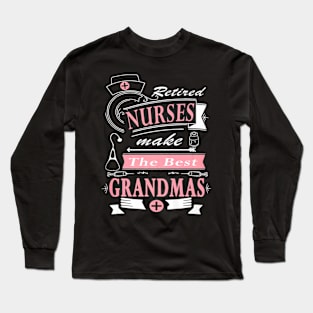 Best Grandma Nurse Nurses Day Long Sleeve T-Shirt